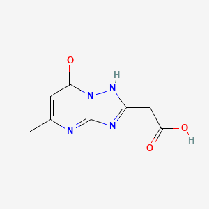 (7-Hydroxy-5-methyl-[1,2,4]triazolo-[1,5-a]pyrimidin-2-yl)-acetic acid - 99951-00-5
