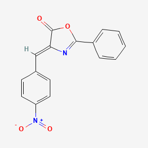 (Z)-4-(4-Nitrobenzylidene)-2-phenyloxazol-5(4H)-one - 7152-75-2