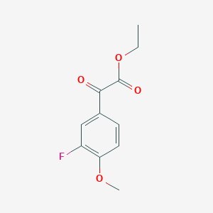 Ethyl 3-fluoro-4-methoxybenzoylformate - 345-72-2
