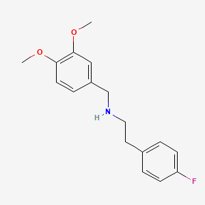 (3,4-Dimethoxybenzyl)[2-(4-fluorophenyl)ethyl]amine - 355381-83-8