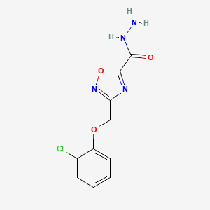 3-[(2-Chlorophenoxy)methyl]-1,2,4-oxadiazole-5-carbohydrazide - 683274-55-7