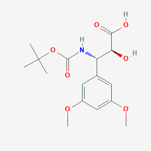 (2S,3S)-3-((tert-Butoxycarbonyl)amino)-3-(3,5-dimethoxyphenyl)-2-hydroxypropanoic acid - 959577-97-0