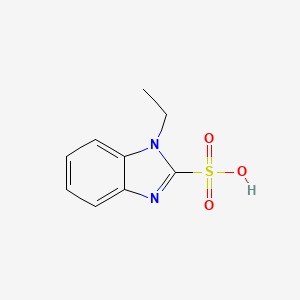 1-ethyl-1H-benzimidazole-2-sulfonic acid - 90331-19-4