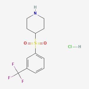 4-{[3-(Trifluoromethyl)phenyl]sulfonyl}-piperidine hydrochloride - 849035-98-9