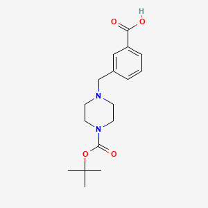 3-{[4-(Tert-butoxycarbonyl)piperazin-1-yl]methyl}benzoic acid - 500013-38-7
