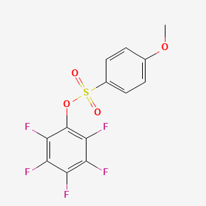 2,3,4,5,6-Pentafluorophenyl 4-methoxybenzenesulfonate - 663175-94-8