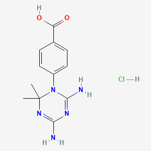 4-(4,6-Diamino-2,2-dimethyl-2h-[1,3,5]triazin-1-yl)-benzoic acid hydrochloride - 4514-43-6