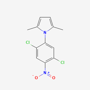 1-(2,5-dichloro-4-nitrophenyl)-2,5-dimethyl-1H-pyrrole - 302901-02-6