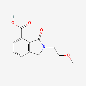 2-(2-Methoxyethyl)-3-oxo-2,3-dihydro-1H-isoindole-4-carboxylic acid - 436093-44-6