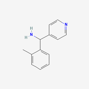 C-Pyridin-4-yl-C-o-tolyl-methylamine - 883546-76-7