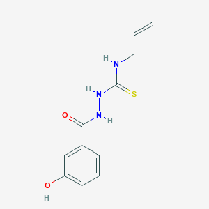 N-allyl-2-(3-hydroxybenzoyl)hydrazinecarbothioamide - 26036-14-6