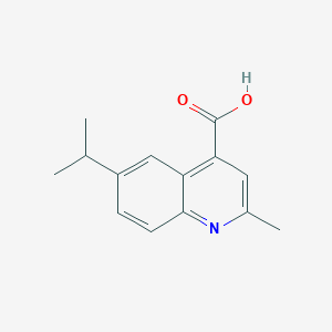 6-Isopropyl-2-methylquinoline-4-carboxylic acid - 897561-02-3