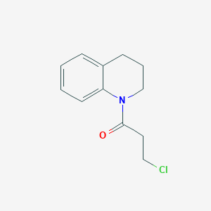 1-(3-Chloropropanoyl)-1,2,3,4-tetrahydroquinoline - 91494-44-9