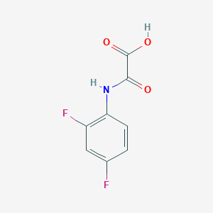 [(2,4-Difluorophenyl)amino](oxo)acetic acid - 678556-81-5
