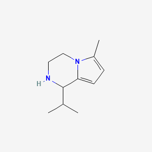 1-Isopropyl-6-methyl-1,2,3,4-tetrahydropyrrolo[1,2-a]pyrazine - 878669-96-6