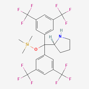 (S)-2-(Bis(3,5-bis(trifluoromethyl)phenyl)((trimethylsilyl)oxy)methyl)pyrrolidine - 848821-61-4