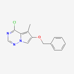 6-Benzyloxy-4-chloro-5-methylpyrrolo[2,1-f][1,2,4]triazine - 649736-27-6