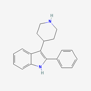 2-Phenyl-3-(piperidin-4-YL)-1H-indole - 221109-26-8