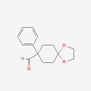 8-Phenyl-1,4-dioxaspiro[4.5]decane-8-carbaldehyde - 56327-24-3