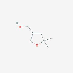 (5,5-Dimethyltetrahydrofuran-3-yl)methanol - 22600-85-7