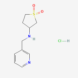 3-((Pyridin-3-ylmethyl)amino)tetrahydrothiophene 1,1-dioxide hydrochloride - 307519-78-4