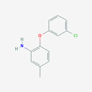 2-(3-Chlorophenoxy)-5-methylaniline - 946715-81-7