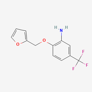 2-(2-Furylmethoxy)-5-(trifluoromethyl)aniline - 937596-82-2