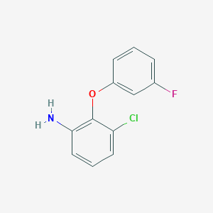3-Chloro-2-(3-fluorophenoxy)aniline - 937604-57-4