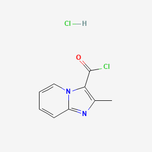 2-Methylimidazo[1,2-a]pyridine-3-carbonyl chloride hydrochloride - 35726-81-9