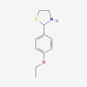 2-(4-Ethoxyphenyl)-1,3-thiazolane - 937602-47-6