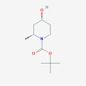 (2R,4R)-tert-butyl 4-hydroxy-2-methylpiperidine-1-carboxylate - 790667-44-6