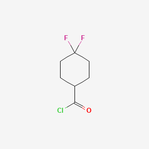 4,4-Difluorocyclohexane-1-carbonyl chloride - 376348-75-3