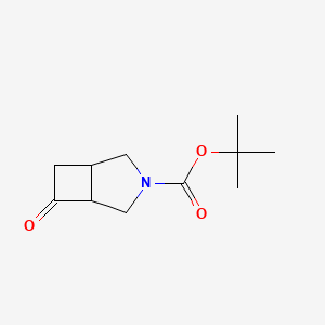 tert-Butyl 6-oxo-3-azabicyclo[3.2.0]heptane-3-carboxylate - 663172-80-3