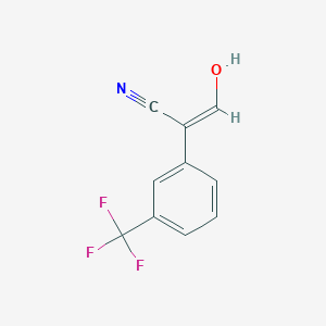 (2Z)-3-hydroxy-2-[3-(trifluoromethyl)phenyl]prop-2-enenitrile - 62739-04-2