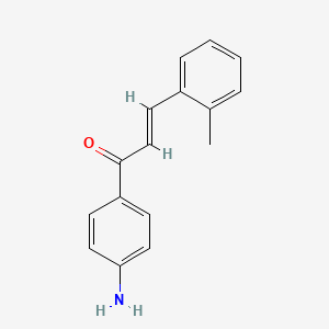 (2E)-1-(4-Aminophenyl)-3-(2-methylphenyl)-prop-2-EN-1-one - 899015-90-8