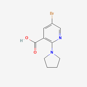5-Bromo-2-pyrrolidin-1-ylnicotinic acid - 742100-67-0
