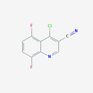 4-Chloro-5,8-difluoroquinoline-3-carbonitrile - 936497-95-9