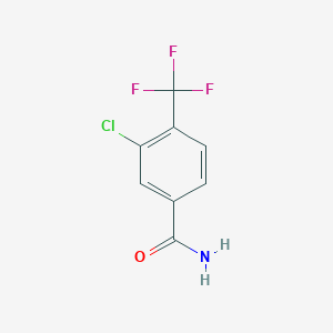 3-Chloro-4-(trifluoromethyl)benzamide - 1092460-78-0