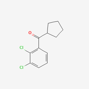Cyclopentyl 2,3-dichlorophenyl ketone - 898791-78-1