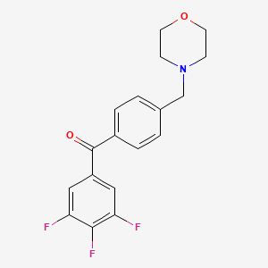 4'-Morpholinomethyl-3,4,5-trifluorobenzophenone - 898770-71-3