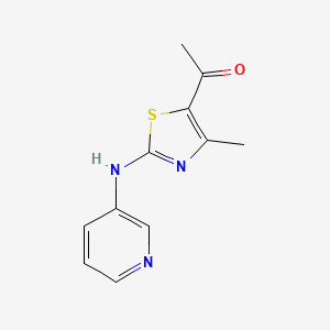 1-[4-Methyl-2-(3-pyridinylamino)-1,3-thiazol-5-yl]-1-ethanone - 952183-60-7
