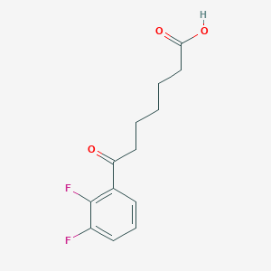 7-(2,3-Difluorophenyl)-7-oxoheptanoic acid - 898766-19-3