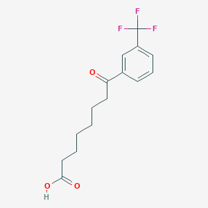 8-Oxo-8-(3-trifluoromethylphenyl)octanoic acid - 898791-07-6