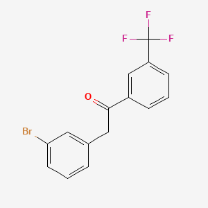 2-(3-Bromophenyl)-3'-trifluoromethylacetophenone - 898784-20-8