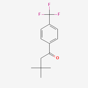 3,3-Dimethyl-4'-trifluoromethylbutyrophenone - 898764-76-6