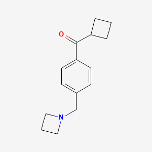 4-(Azetidinomethyl)phenyl cyclobutyl ketone - 898757-12-5