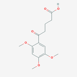 5-(2,4,5-Trimethoxyphenyl)-5-oxovaleric acid - 92865-60-6