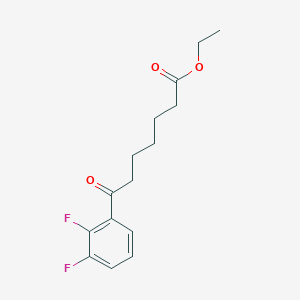 Ethyl 7-(2,3-difluorophenyl)-7-oxoheptanoate - 898753-02-1