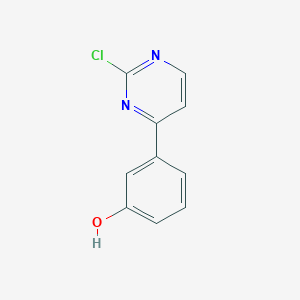 3-(2-Chloropyrimidin-4-yl)phenol - 937271-43-7
