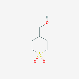 4-(hydroxymethyl)tetrahydro-2H-thiopyran 1,1-dioxide - 473254-28-3